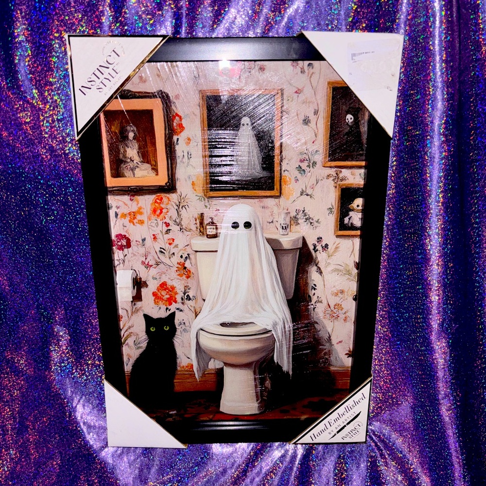 Halloween Bathroom Ghost Picture